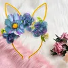 Accessoires pour cheveux, couvre-chef Boutique, bandes de fête de princesse artificielles, bandeau Floral, cerceau de pivoine