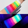 Egen varumärke 8-färg flytande fluorescerande makeup skönhet ögonvattentät snabbtorkande icke-slingra ögon kosmetik eyeliner