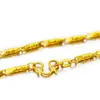 Colliers de fleurs en forme de rose en forme de 24 carats en or jaune pour femmes, chaîne de clavicule de mariée, bijoux cadeaux de saint valentin 231020