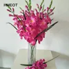 Dekorativa blommor kransar hmeot 70 cm simulering gladiolus orkidé konstgjorda blommor bröllopsfestival potted falsk blommig dekoration 231020