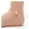 Handançılar Love Lady Hanım Anklet Stil 2021 Moda Net Red Beach Ayak Takı Fabrikası Doğrudan S224o