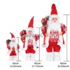 クリスマス装飾60/45/30cm大きなサンタクロース人形飾りスタンディングサンタクロース像人形2013クリスマスホームデコレーションキッズギフトナビダッドx1020
