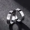 Nieuwe Dames Ring Designer Rose Goud Roestvrij Staal Luxe Kristallen Sieraden Liefde Mannen Commitment Ring Gift Engagement Belt Box Wholes312P