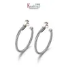 Earring Dy ed Thread Earrings Women Fashion Versatile White Gold and Silver Plated Needle Popular Accessories Selli229Z