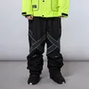 Pantalon de Ski Snowboard femme coupe-vent imperméable chaud ajusté neige hiver plein air Ski ample Baggy