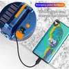 Utomhusgadgets Solar LED Portable Light USB -laddningsbar Emergency Torch Power Bank FUNTION LAMP för utomhuscampingjakt tältlampa 231018