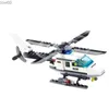 Блоки 2023 НОВЫЙ MOC City Plane Super Helicopter Aircraft Известные строительные блоки Наборы кирпичей Классическая модель R231020