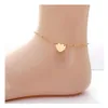 Bracelets de cheville Love Lady Anklet Boho Style 2021 Mode Net Rouge Plage Pied Bijoux Usine Directe s231e