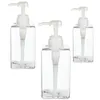 Aufbewahrungsflaschen, 3 Stück, nachfüllbare Shampoo-Pumpflasche, leerer Spender, Reiselotion, Duschgel