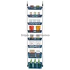 Storage Boxes Bins Navy Over-The-Door 8-Tier Pantry Organizer With 2 Deep 6 Fl Baskets Drop Delivery Home Garden Housekee Organizat Dhqpd