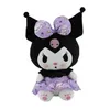 2023 25 cm Dibujos animados Kawali Peluches Lolita Melody Kuromied Muñecas de peluche suaves para niños Cumpleaños Navidad Dhfw9