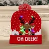 Christmas Hat Fashion For Kids And Adults New Christmas Hat Adult Children Knitted Wool Christmas Hat Luminous Knitted Hat High Street Warm