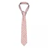 Gravatas borboleta rosa ouro sereia escalas gravata unissex poliéster 8 cm rosa estética geométrica geo gravata masculina skinny acessórios largos cravat