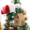 Noel Süslemeleri 5 PCS Ev Şekeri Şeker Kutuları Hediyeler Sarma Çanta Noel Yıl Diy kurabiye Ambalaj Kutusu Malzemeleri