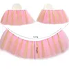 Table Skirt 100x35cm Baby Shower Chair Tutu Tulle Kids Birthday Party Decoration Table Skirting Chair Supplies 231019