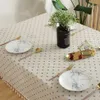 Nappe de table bleu marguerite imprimé nappe lin gland dentelle rectangulaire ménage jardin décoration de la maison Picinc couverture tapis 231019