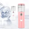 Dampfer Mini USB Multifunktions Milch Wasser Nebel Sprayer Dreieckige Nano Gesicht Spray Werkzeuge Haut Feuchtigkeit Analysator Schönheit 231020