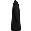 Men's Wool Blends Men Black Long Coat Thicken Trench Cashmere HighQuality Woolen Overcoat Parka 231020