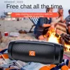 Mobiltelefonhögtalare Waterproof Subwoofer Portable Bluetooth Wireless Speaker Surround Loud Speaker TF Card AUX FM Radio Sound Box TWS USB Flash Drive Q231021