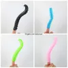 Nouveau roman en plastique doigt marionnette histoire Mini poulpe tentacules jouet Silicone petit doigt jouets pour enfants enfants