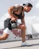 Męskie szorty kamuflażowe szorty Mężczyźni 2 w 1 dwupokładowy szybki suchy sucha gimnastyczna sport