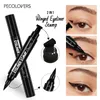 OogschaduwLiner Combinatie Grote Zegel Stempel Vloeibare Eyeliner Pen Waterdicht Sneldrogend Zwart Linerpotlood Met Cosmetische Doubleended 231020