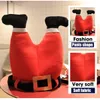 Cappelli a tesa larga Secchio Divertente Parodia Scherzo Cappello di Natale elettrico Regalo Bambola Canta canzoni Pantaloni di Babbo Natale Giocattolo per bambini Adulti Disponibile 231019