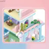 Blocs Mini ville rue vue café fleuriste Dessert maison blocs de construction Architecture musique barre briques jouets cadeau pour les enfants R231020