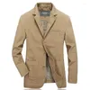 Men's Jackets Manufacturer Source Spring And Autumn Style Large Size Cotton Suit Casual 817# Blazer