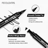 Eye ShadowLiner Combinazione Big Seal Stamp Penna per eyeliner liquida Impermeabile Matita per fodera nera ad asciugatura rapida con cosmetico Doubleended 231020