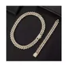 Mais recente design de luxo Miami Cuban Link masculino diamante charme pulseira de tênis joias