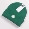 Diseñador Beanie Classic Letter Gonnet Caps para hombres Autumn Otoño Invierno Bordado de lana espesa tibia Sombrero frío Comba de moda Sombreros de calles