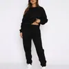 Running Sets Women Suit Stylish Women's Oversized Sweatshirt Lounge Set Comfy Two-piece With Baggy Sweatpants Pockets For Home
