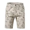 Męskie szorty Bermuda Summer Bawełna środkowa talia Męska Casual Stretch Classic Fit Fitd Beach Short Homme