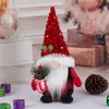 Décorations de Noël Ornements décoratifs exquis faciles à nettoyer Ornements de Noël Poupées Rudolf montrent des scènes de décoration de poupée mignonnes x1020