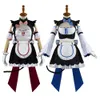 Cosplay Anime NEKOPARA Cioccolato Vaniglia Costume Cosplay Lolita Parrucca carina da cameriera Cat-girl Paradise Abiti Gonna di carnevale di Halloween