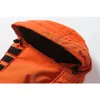 Homens para baixo parkas 2023 homens inverno grosso com capuz jaqueta multi bolsos máscara bonés blusão casaco streetwear zíper puffer jaquetas 231020