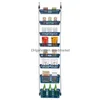 Boîtes de rangement Bacs Navy Over-The-Door Organisateur de garde-manger à 8 niveaux avec 2 paniers profonds de 6 FL Drop Livraison Home Garden Housekee Organizat Dh2On