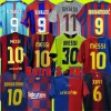 Fußball-Trikot-Finale Retro 96 97 98 99 08 09 10 11 12 15 18 19 RONALDINHO RIVALDO Iniesta maillot de foot Ibrahimovic Eto'o Kluivert BarcelonaS RONALDO XAVI SUAREZ