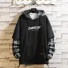 Men's Hoodies Sweatshirts Black Patchwork Autumn Spring Hiphop Punk Streetwear Casual Pullover 2023 Plaid 231020