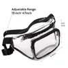 Sac banane Transparent imperméable, sac de taille en PVC approuvé par le stade, sac à bandoulière Transparent, sacs de voyage de plage