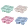 Take Out Containers Bento Box-Reusable 4-Compartment Meal Prep Perfect Food Storage Compact And Stackable Durable Easy To Use