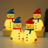 2PCS Girl's Hand-Helled New Night LED LED, ozdoby świąteczne ozdoby, Luminous Snowman Pendant Aranspection