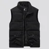 Gilet da uomo Moda invernale Gilet di lana Gilet maschile imbottito di cotone Cappotti Uomo Gilet senza maniche Giacche Gilet caldi Abbigliamento Taglie forti 6XL 231020