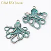 20pcs 55 57 mm 4 kolory Ald Octopus Antique Charms Brąz Metal Wisianty Urok na DIY Naszyjnik Bransoletki Biżuteria Making Handma2630