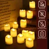 Candles 3612Pcs Flameless LED Tea Light Creative Lamp Battery Powered Home Wedding Birthday Party Decoration Lighting Dropship 231019