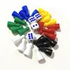 أنشطة الألعاب في الهواء الطلق 24 قطعة Chessman 4 Dice Plastic Human Pawns Game for Board Tabletop Markers 231020