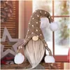 Christmas Decorations Gnome 2023 Faceless Doll Merry For Home Ornament Happy Year 2024 Noel Xams Drop Delivery Garden Festive Party S Dh4B7