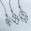 Kolye Kolyeleri Kristal Tutucu Kafesi Kolye Değiştirilebilir Ayarlanabilir Metal Net Aksesuarlar Kadınlar İçin Taş Toplama Erkekler 231020