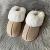 Slippers Winter Home Cotton Shoes Women's Plush Casual Warm Suede Chunky Women Comfort Indoor Flat Plus Size 45